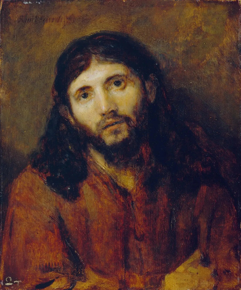 İsa'nın Başı (Louvre'daki « Emmaus'taki Akşam Yemeği »'nden) - Rembrandt