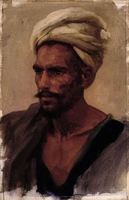Bir Arap Başlığı - Frederic Leighton