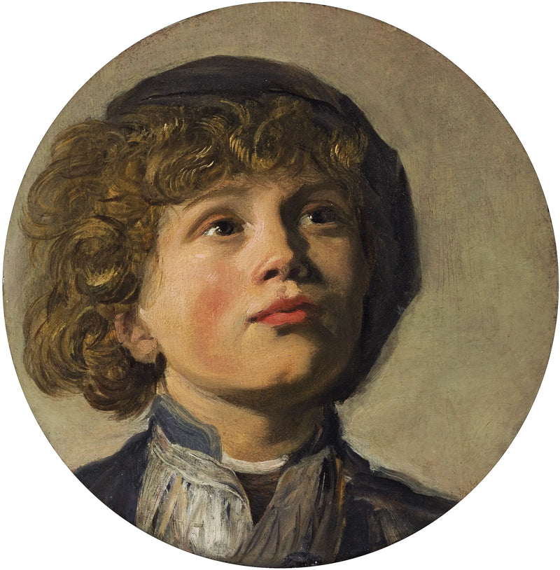 Bereli bir çocuk başı - Frans Hals