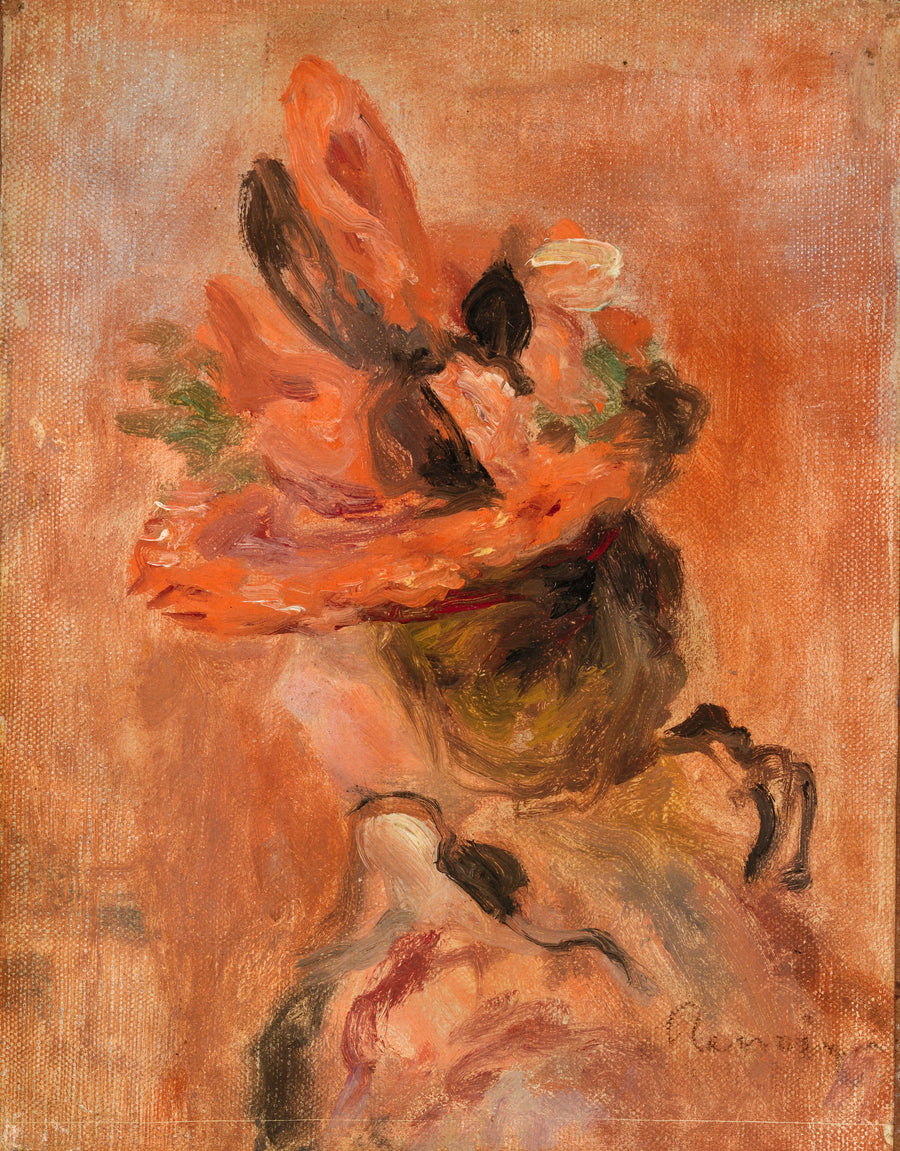 Kırmızı Şapkalı Kadın Portresi - Pierre-Auguste Renoir