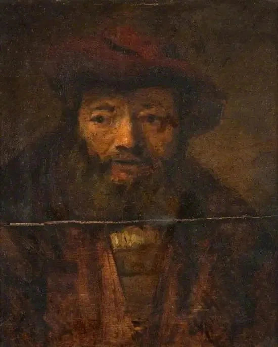 Sakallı Adam Başlığı - Rembrandt