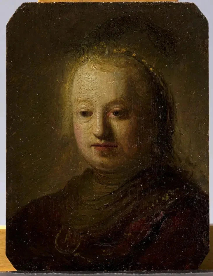 Bir Kızın Büstü - Rembrandt