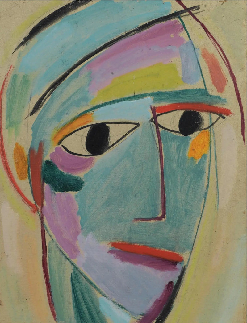 Mistik Baş: Üç Çeyrek Profil - Alexej von Jawlensky