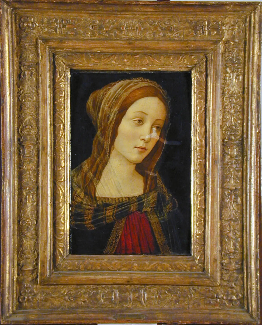 Bir aziz başı - Sandro Botticelli