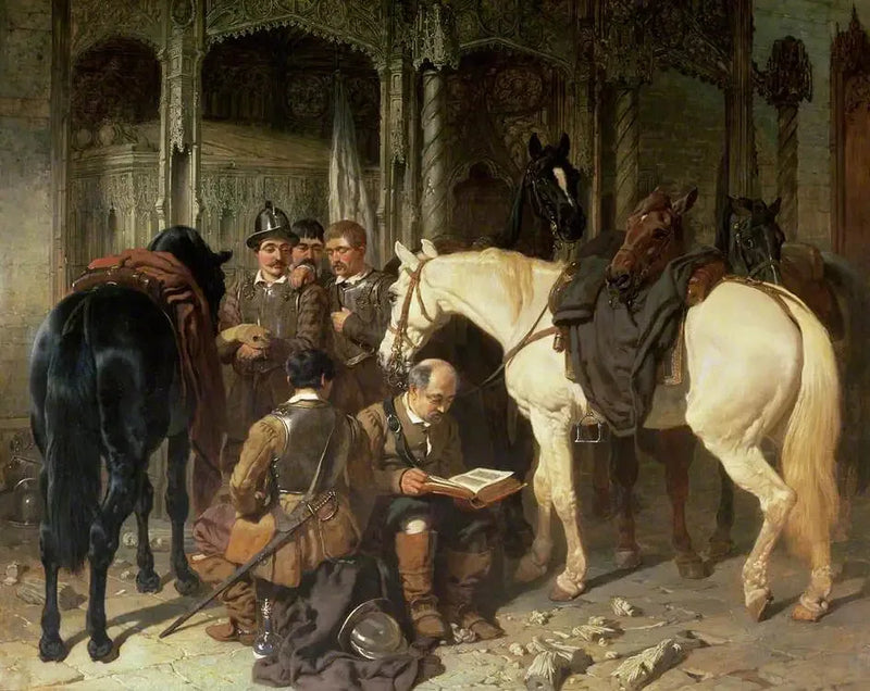 Arundel'deki bir kilisede yuvarlak başlar - John Frederick Herring, Sr.