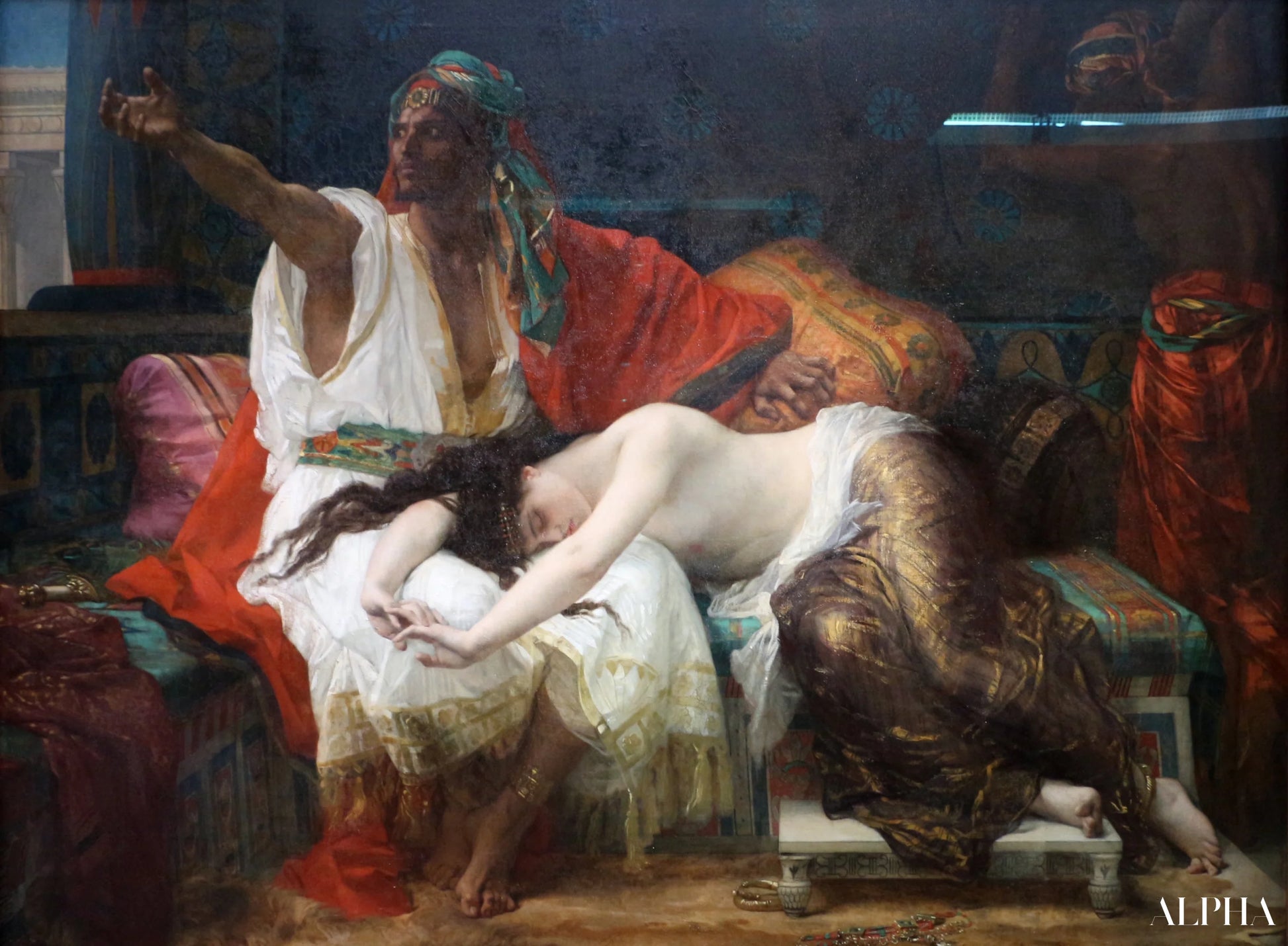 Reproduction du tableau « Thamar - Alexandre Cabanel » par Alpha Reproduction en peinture à l’huile