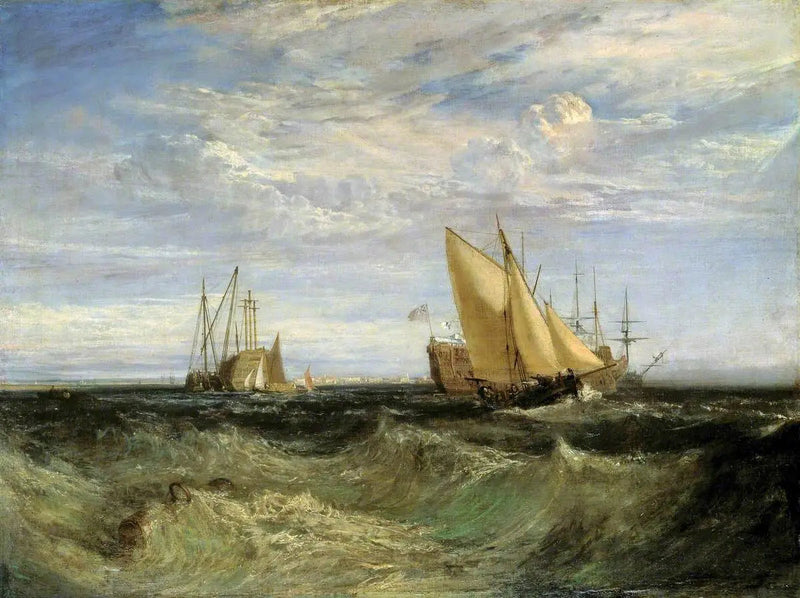 Thames ve Medway'ın Buluşması - J. M. W. Turner