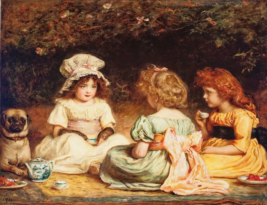Öğleden Sonra Çayı veya Dedikodular - John Everett Millais