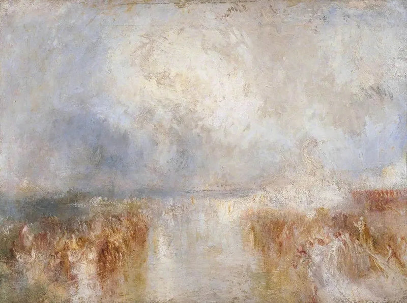 Louis-Philippe'nin Kraliyet Clarence Tersanesi'nde İnişi, Gosport, 8 Ekim 1844 - J. M. W. Turner