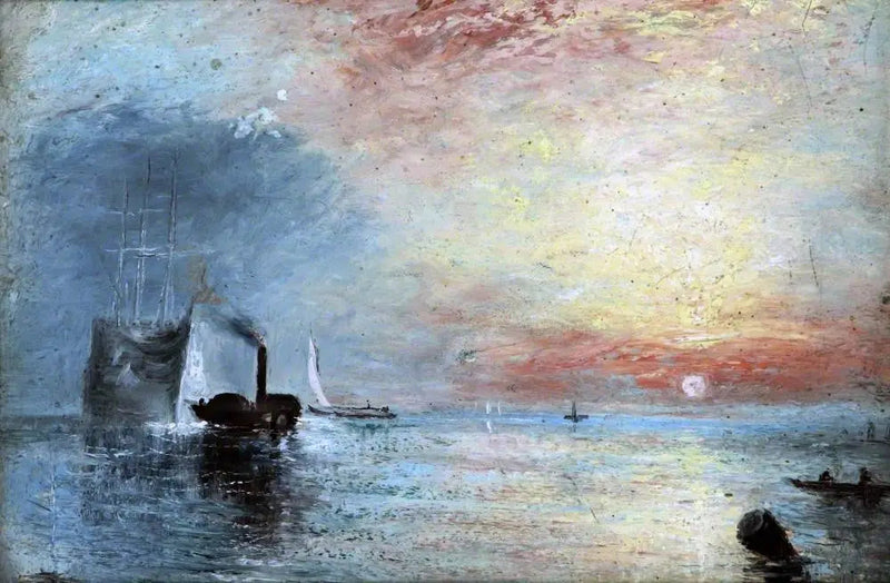 Son Berth'ine Çekilen Savaşçı Temeraire, 1838 - J. M. W. Turner