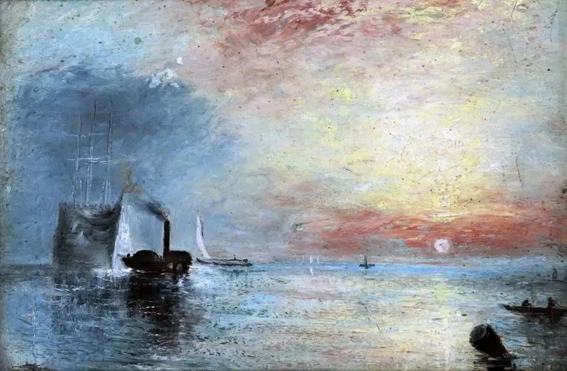 Son Berth'ine Çekilen Savaşçı Temeraire, 1838 - J. M. W. Turner