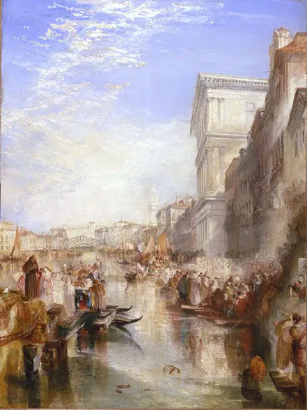 Büyük Kanal: Bir Sokak Manzarası - Venedik - J. M. W. Turner