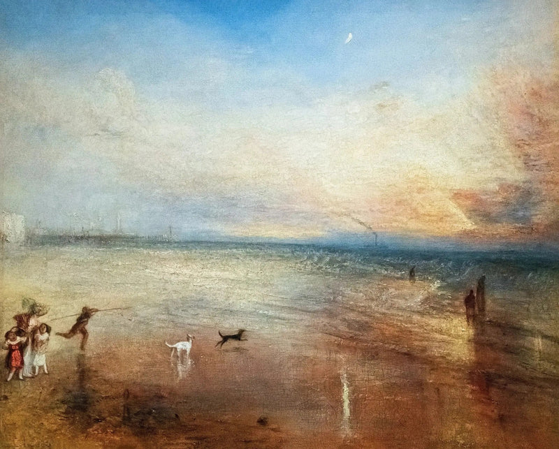 Yeni Ay; ya da, 'Kayığımı kaybettim, Senin Halkanı alamazsın' - J. M. W. Turner