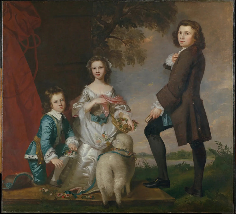Thomas (1740–1825) ve Martha Neate (1741–1795 sonrası) ve onun vasisi, Thomas Needham - Joshua Reynolds