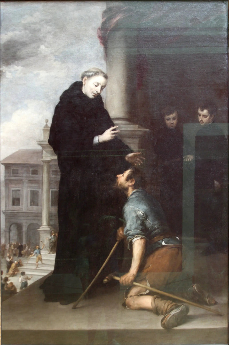 Thomas de Villanova hastaları iyileştiriyor - Bartolomé Esteban Murillo