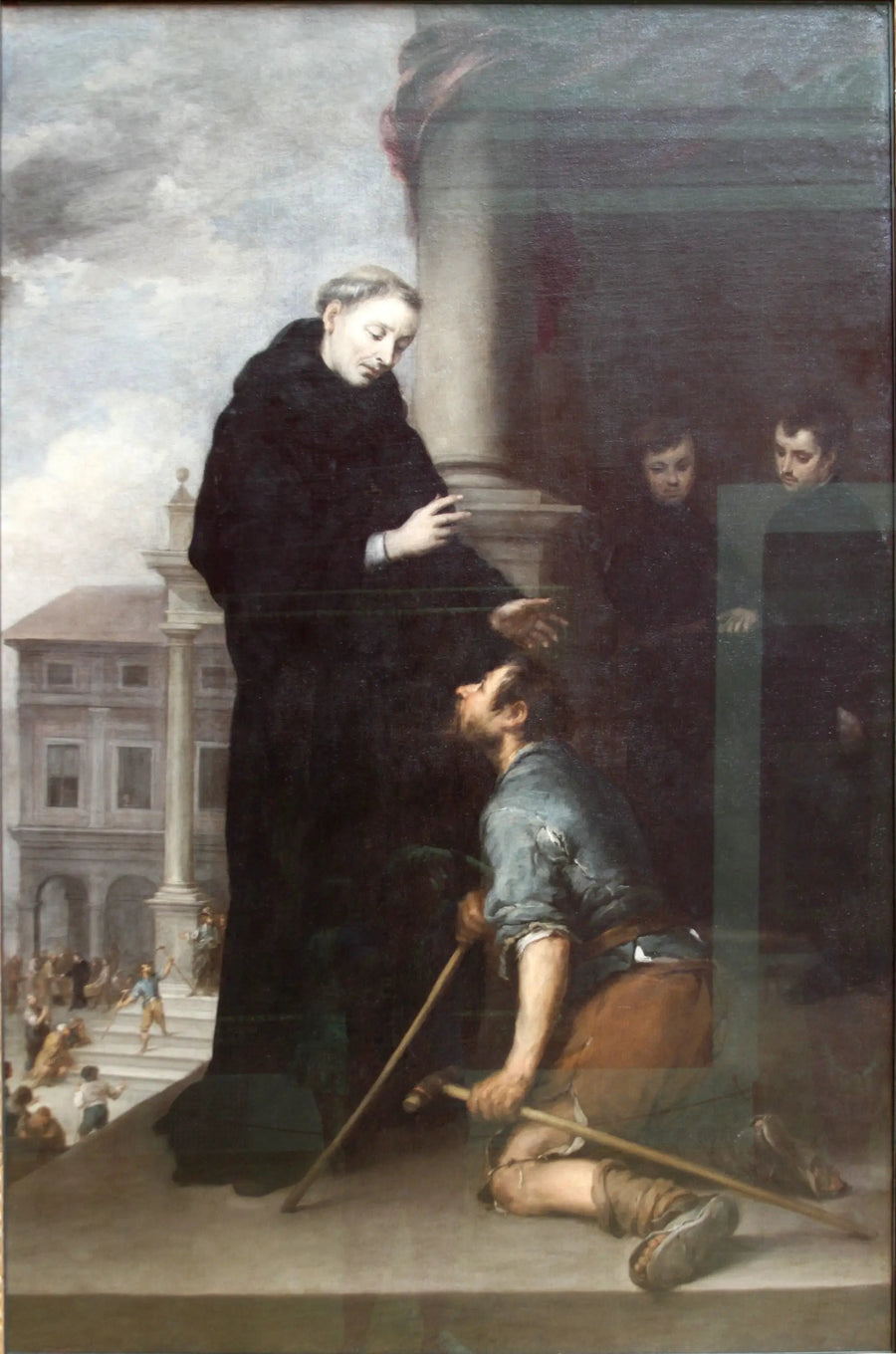 Thomas de Villanova hastaları iyileştiriyor - Bartolomé Esteban Murillo