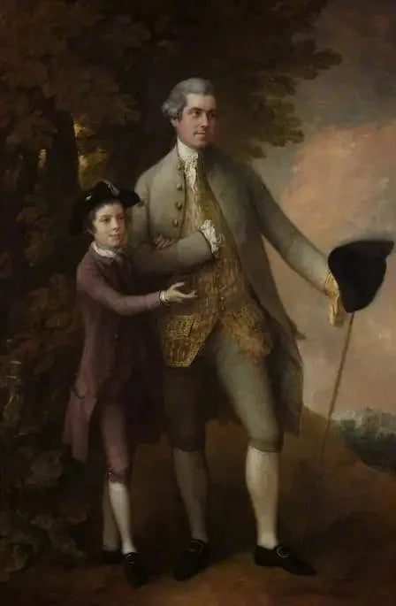 Thomas Rumbold (1736–1791) ve oğlu - Thomas Gainsborough