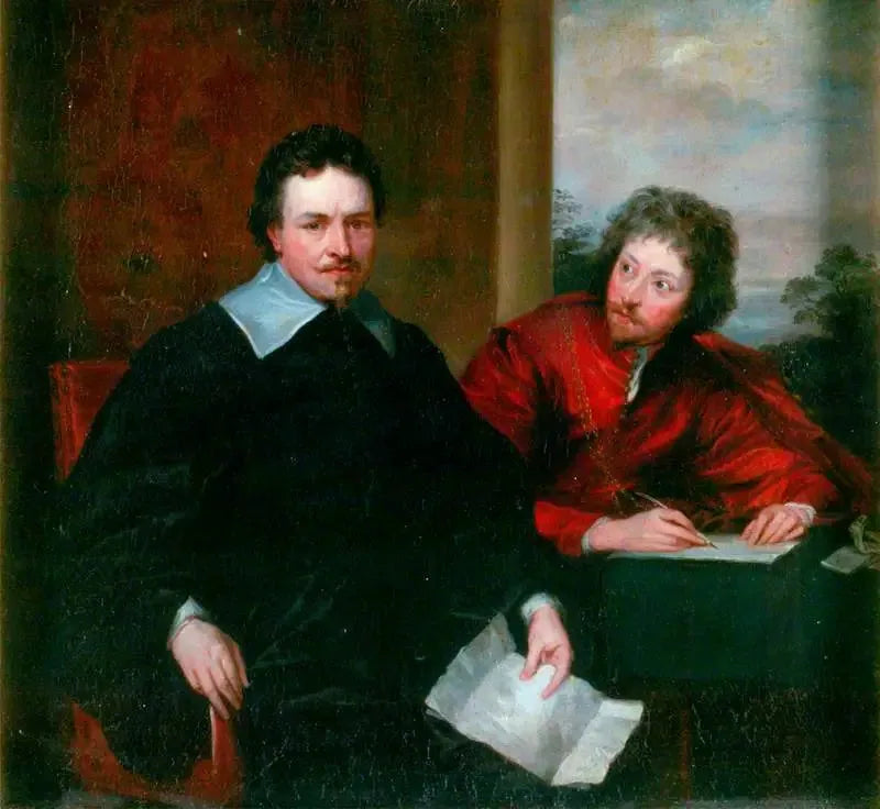 Thomas Wentworth (1593–1641), Strafford Kontu 1., ve sekreteri Sir Philip Mainwaring (1589–1661) - Antoine van Dyck