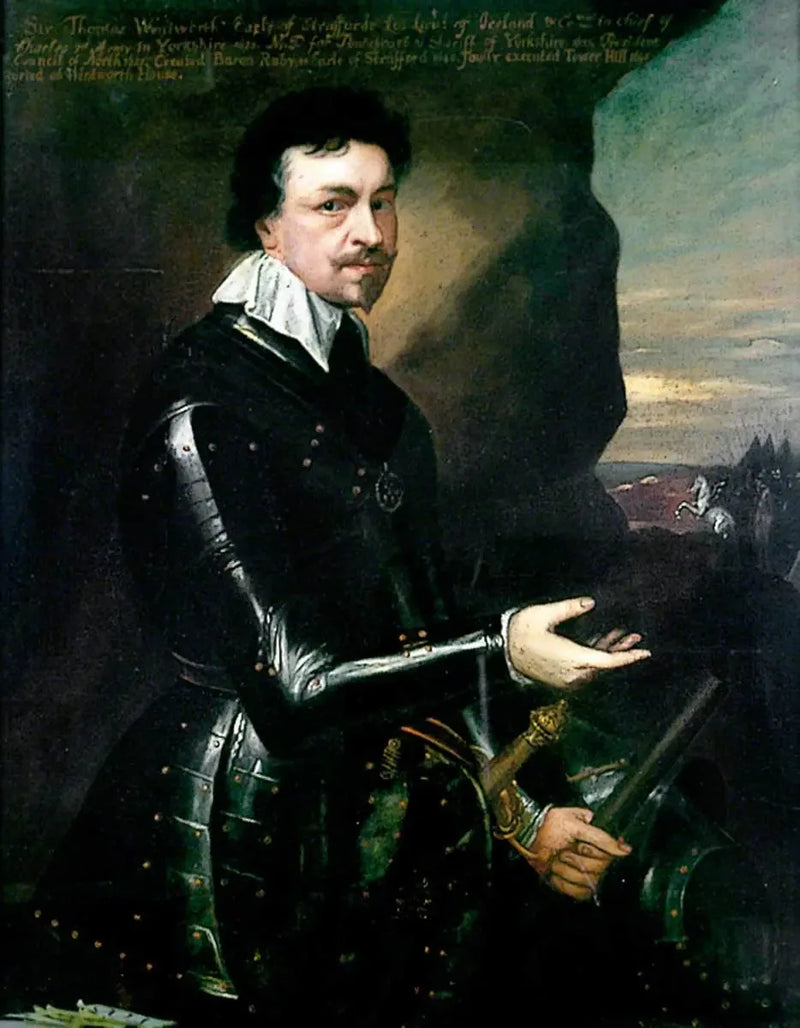 Thomas Wentworth (1593–1641), Strafford Kontu - Antoine van Dyck