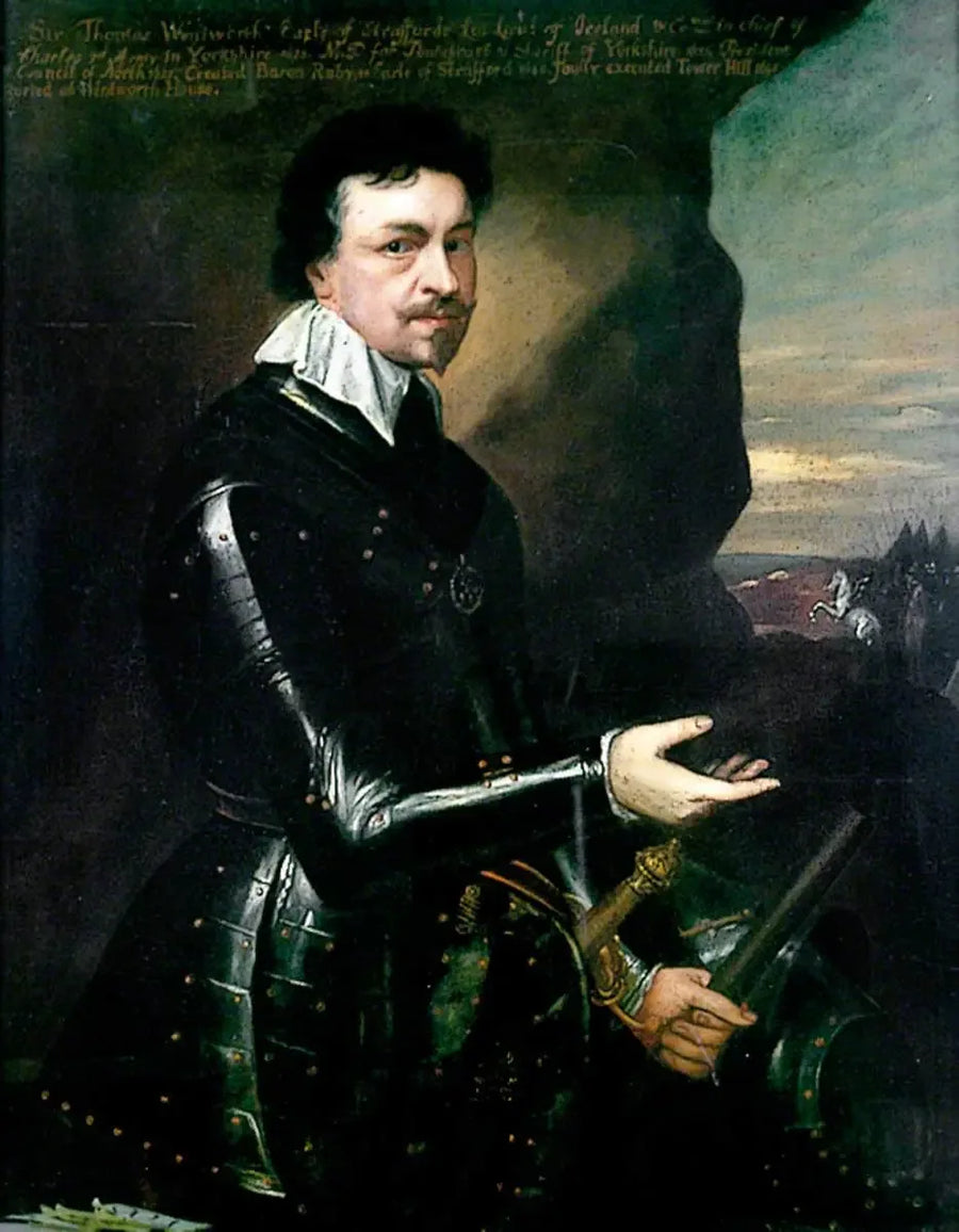 Thomas Wentworth (1593–1641), Strafford Kontu - Antoine van Dyck