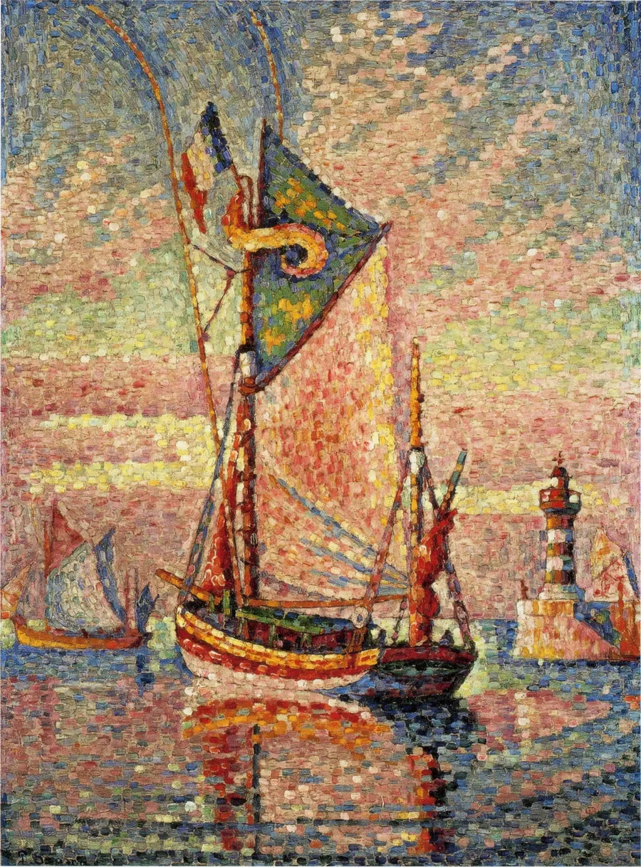 Concarneau'da Balıkçı Botu - Paul Signac