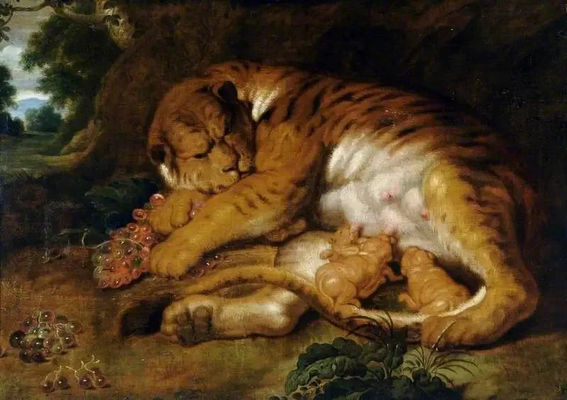 Tigresse ve yavruları - Peter Paul Rubens