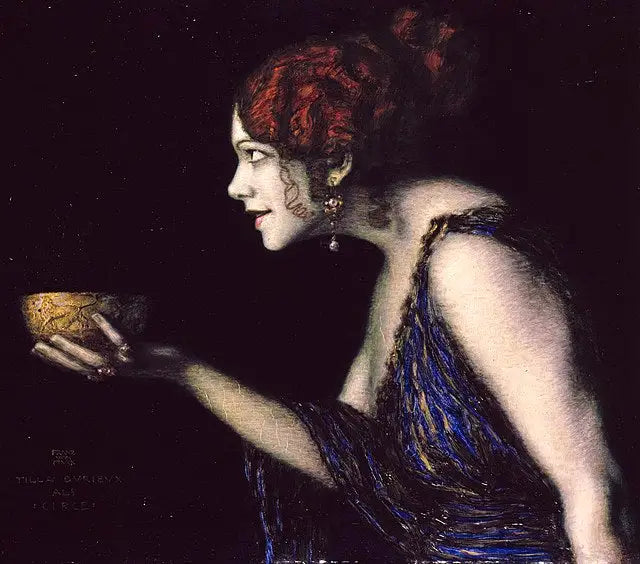Tilla Durieux olarak Circé - Franz von Stuck