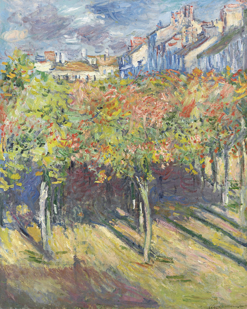 Poissy W747'deki Les Tilleuls - Claude Monet