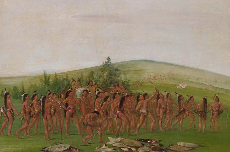 Mandan Yayçılığı - George Catlin