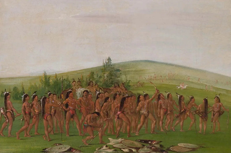 Mandan Yayçılığı - George Catlin
