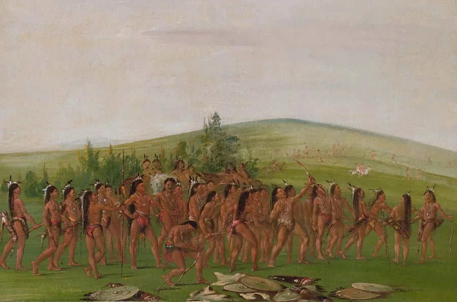 Mandan Yayçılığı - George Catlin