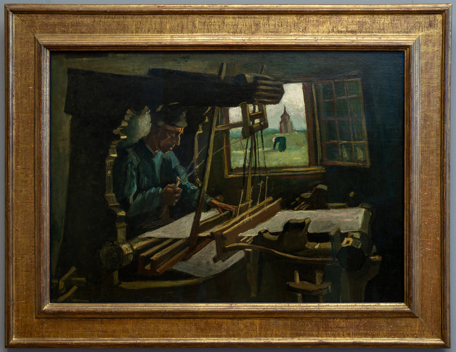 Weber, Nuenen Kulesi manzaralı açık bir pencerenin önünde - Vincent van Gogh