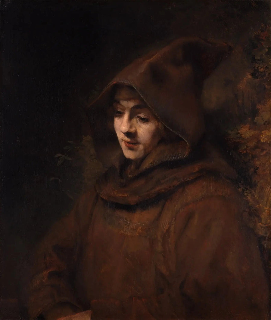 Titus bir rahip - Rembrandt