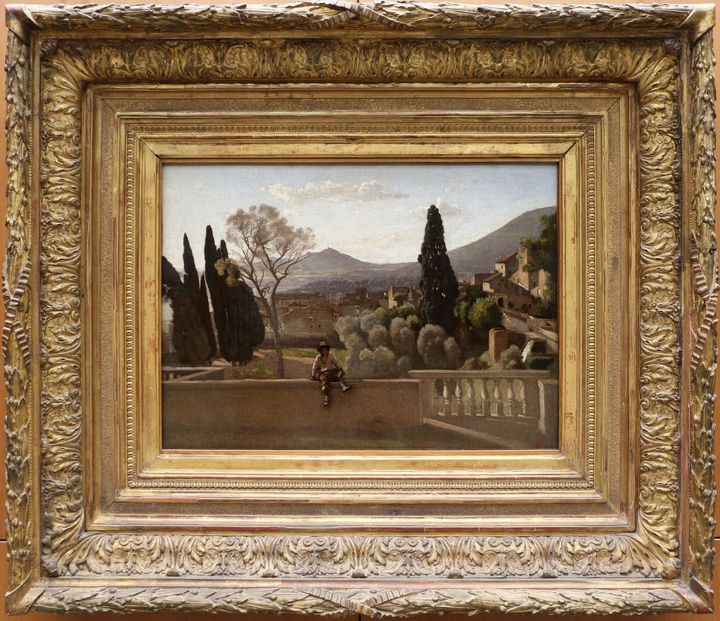 Tivoli, les jardins de la Villa d'Este - Jean-Baptiste Camille Corot