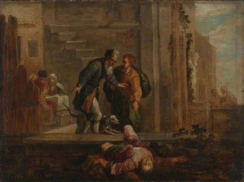 Tobie ve Ölü İsrailli (Domenico Fetti'ye göre) - David Teniers genç