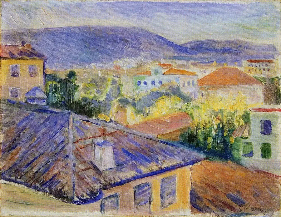 Nice Çatılar - Edvard Munch