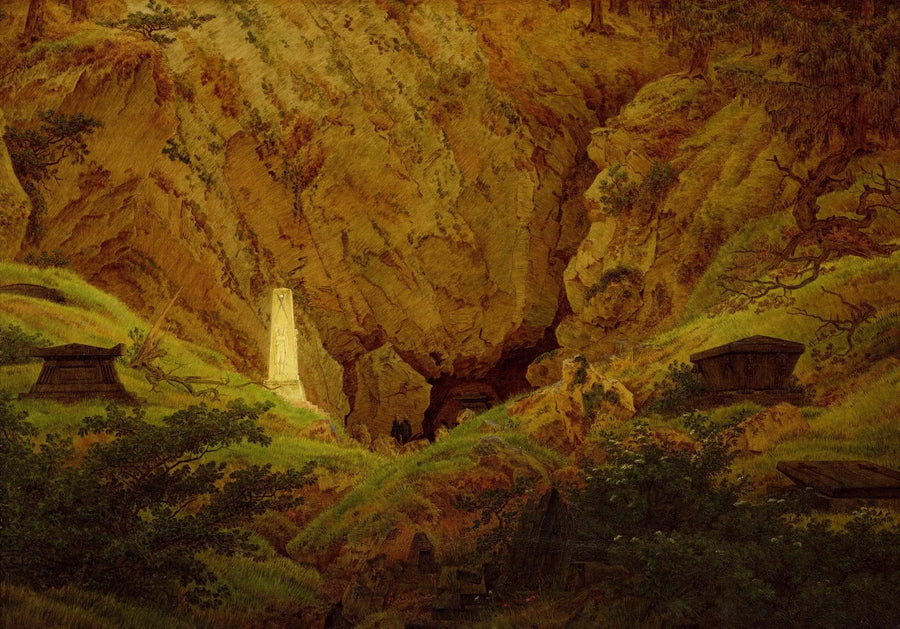 Özgürlük İçin Savaşçıların Mezarları - Caspar David Friedrich