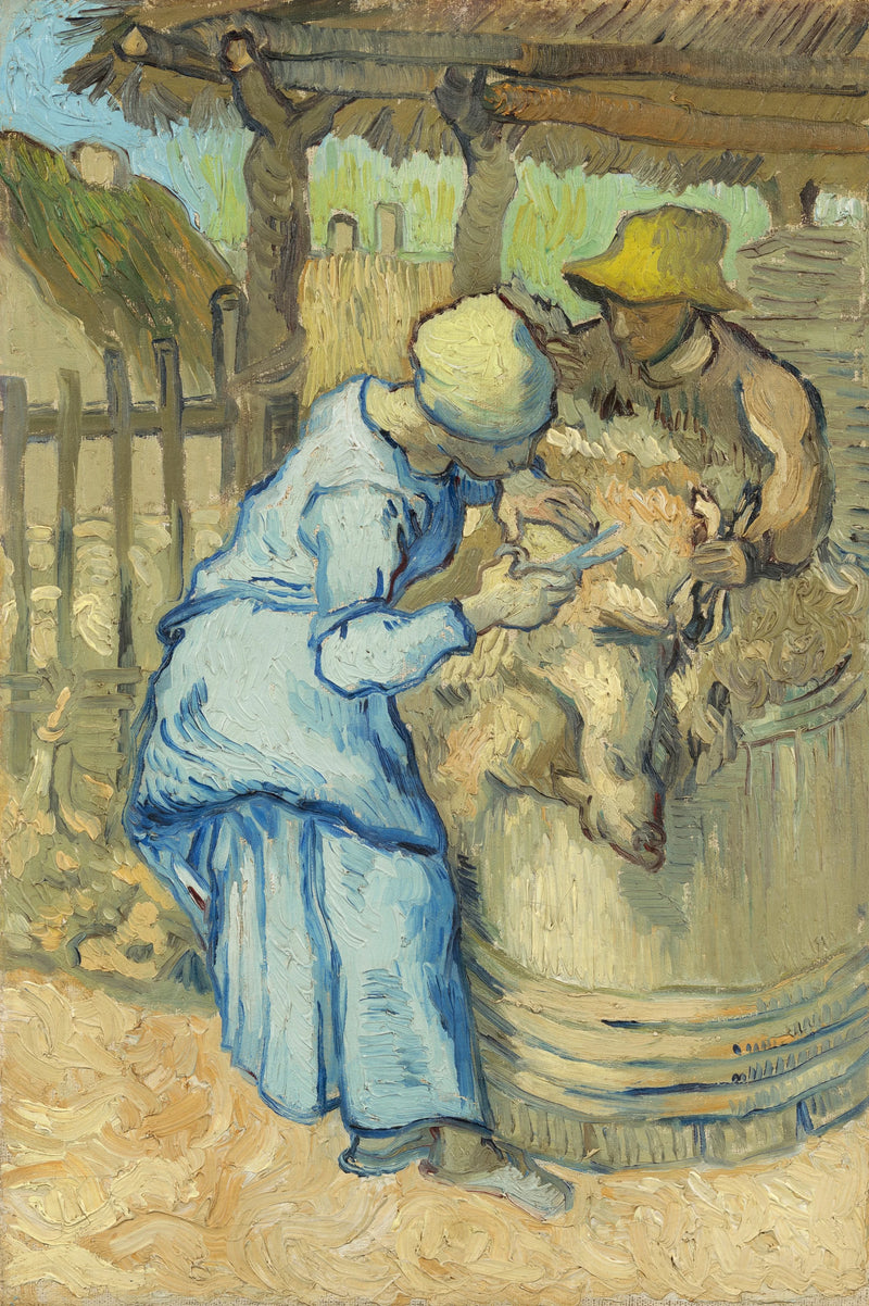 Koyun Kırpıcısı (Millet'e göre) - Vincent van Gogh