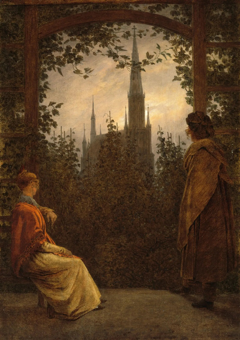 Greifzwald'daki Çardak - Caspar David Friedrich