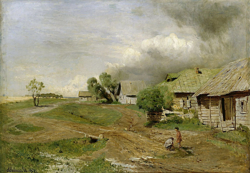 Avant l'orage - Isaac Levitan