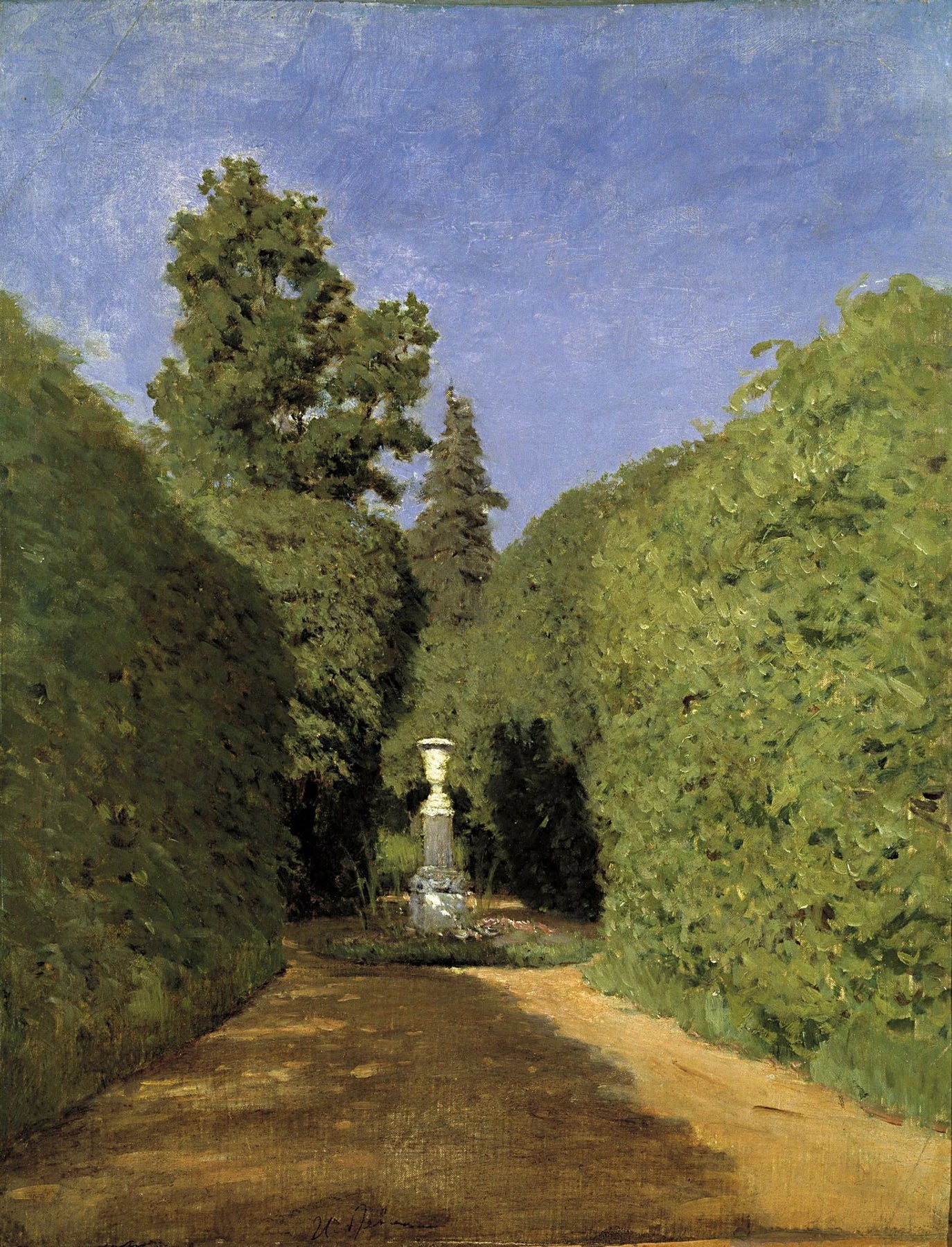 Allée à Ostankino, peinture de Isaac Levitan