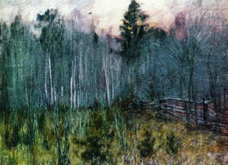 Le Halage, peinture de Isaac Levitan