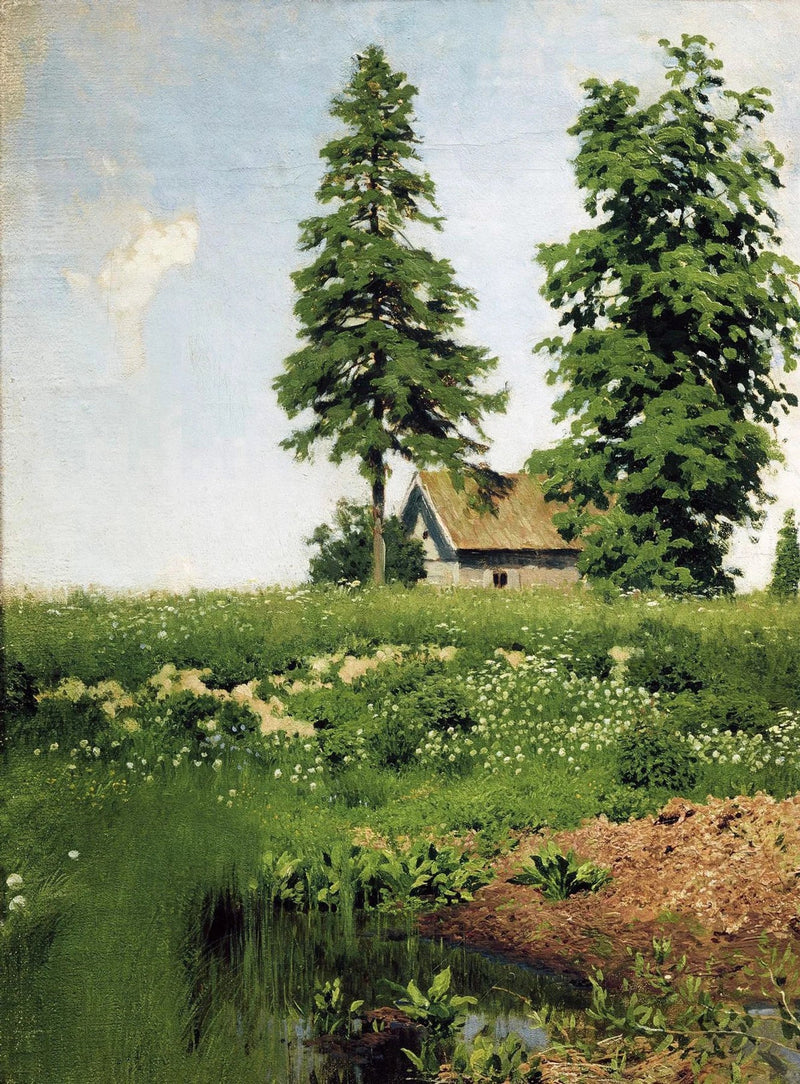 Petite maison dans la prairie - Isaac Levitan
