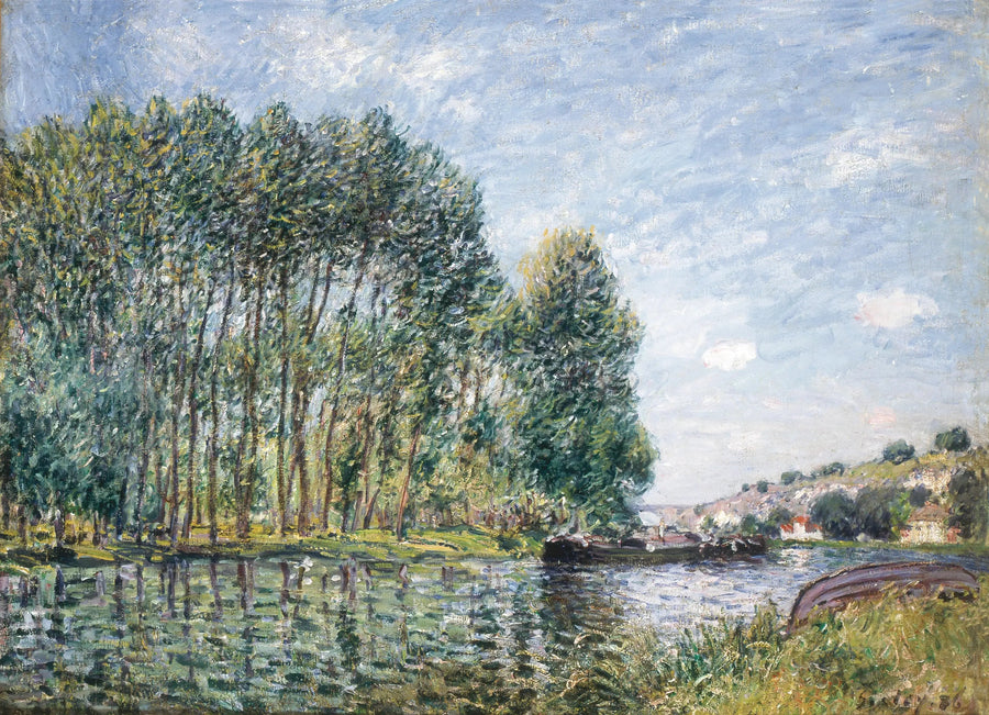 Moret'te Loing Dönüşü - Alfred Sisley