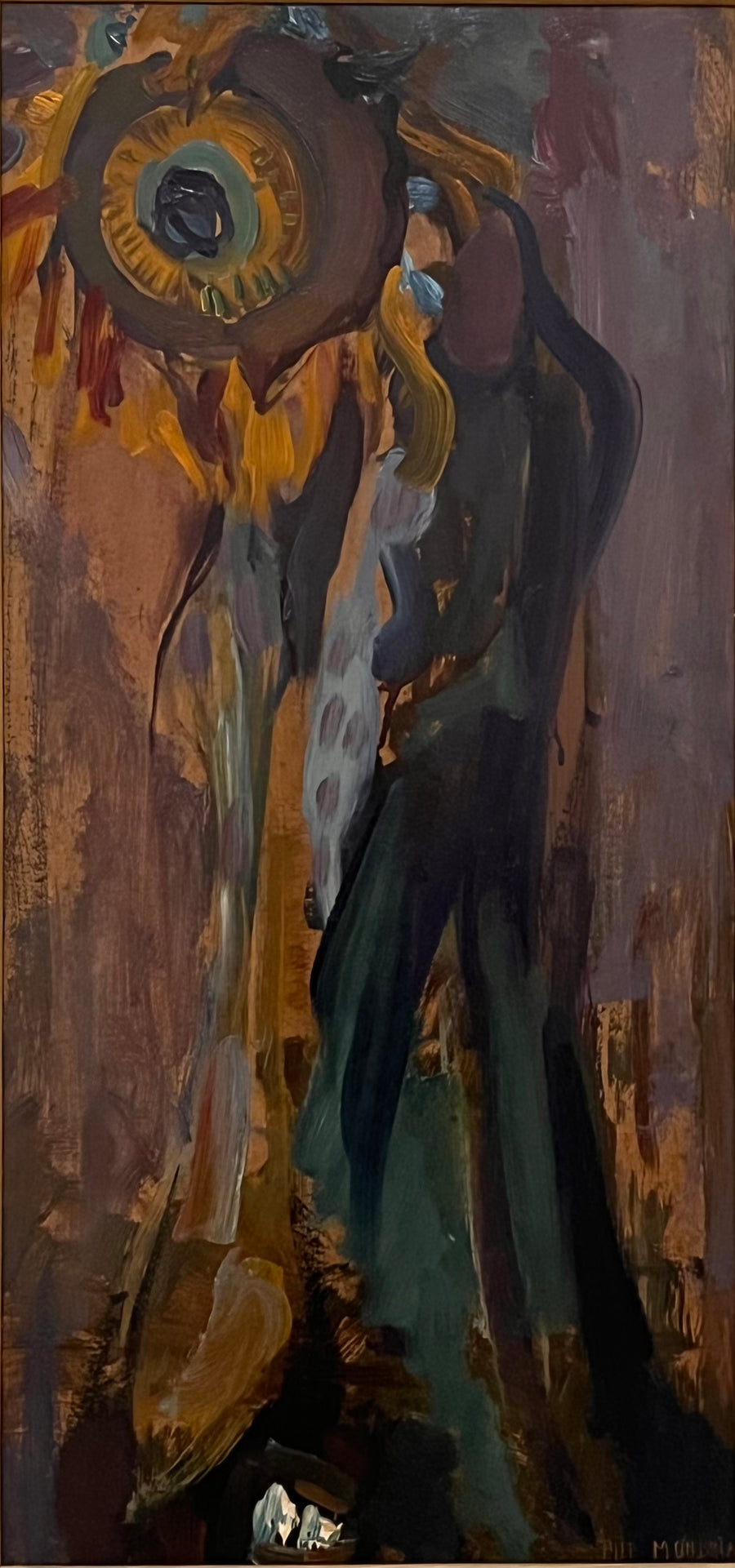 Tournesol mourant I, 1908 de Piet Mondrian, reproduction du tableau
