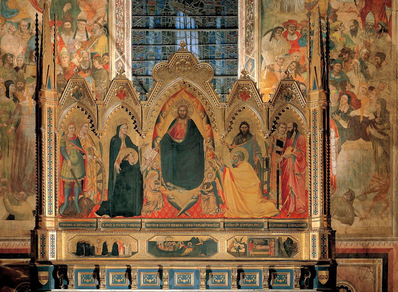 Traditio Legis ve Trinity - Andrea Orcagna