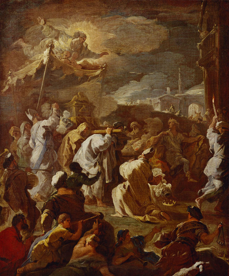Davud tarafından Ahit Sandığı Nakliyesi - Luca Giordano