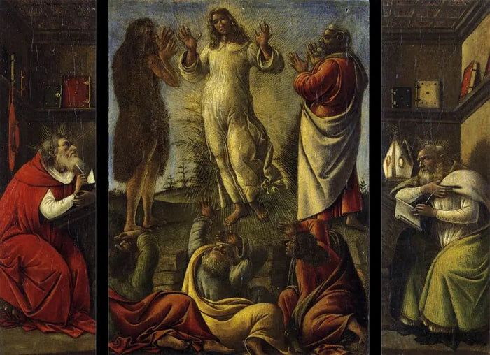 Dönüşüm, Aziz Hieronymus ve Aziz Augustinus - Sandro Botticelli