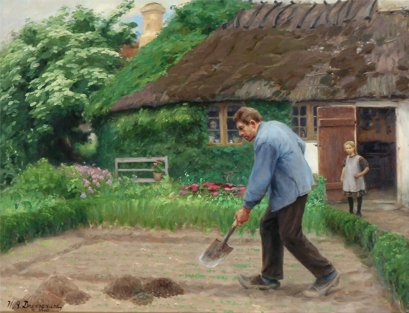 Öğleden Sonra Çalışması - H. A. Brendekilde