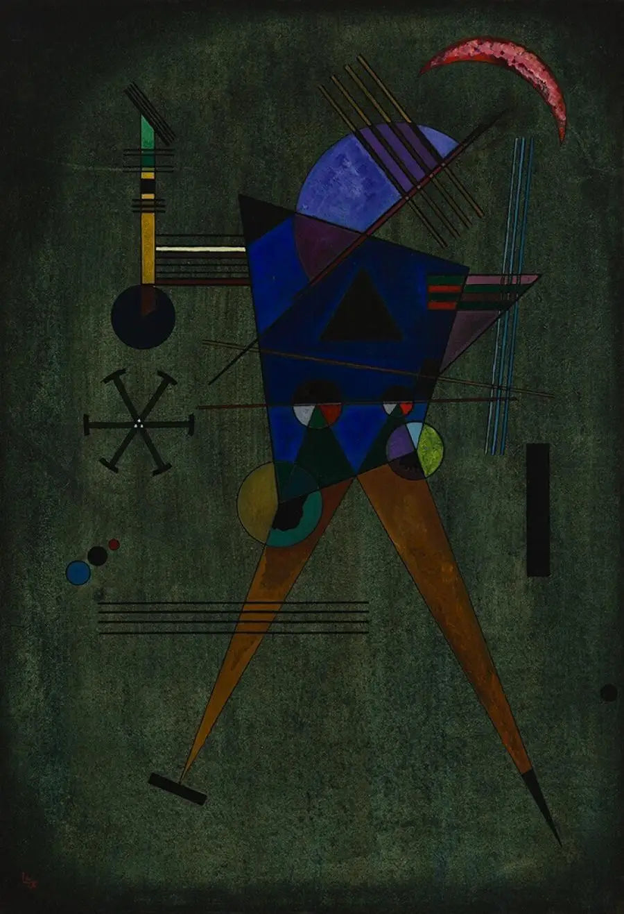 Siyah Üçgen - Vassily Kandinsky